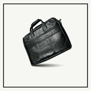 Multiple Compartments Office Bag- Black