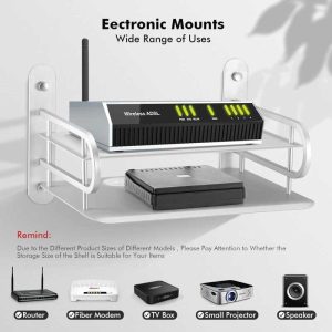 Wall Mounted Installable Router Stand